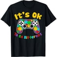thumbnail image 1 of OK TO BE DIFFERENT Video Gamer Gaming Autism Awareness Month T-Shirt, 1 of 3