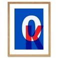 thumbnail image 1 of OK Typography Framed Wall Art Print, 1 of 5