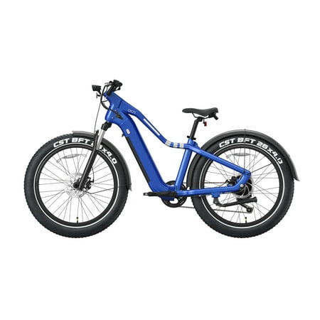 OKAI - Ranger Electric Bike w/45 Miles Max Operating Range and 28 mph Max Speed - Mariner Blue