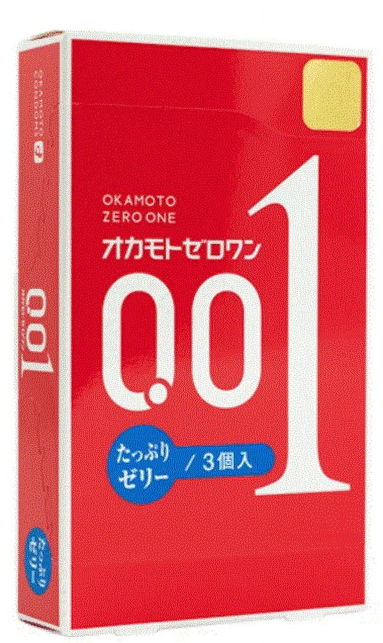 OKAMOTO 001 Rich Lubricant Polyurethane Condom 3pcs