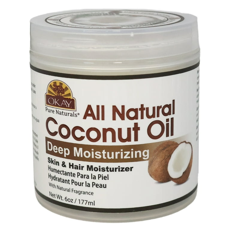OKAY 100 Pure Coconut Deep Moisturizing Hair Oil 6 oz Walmart