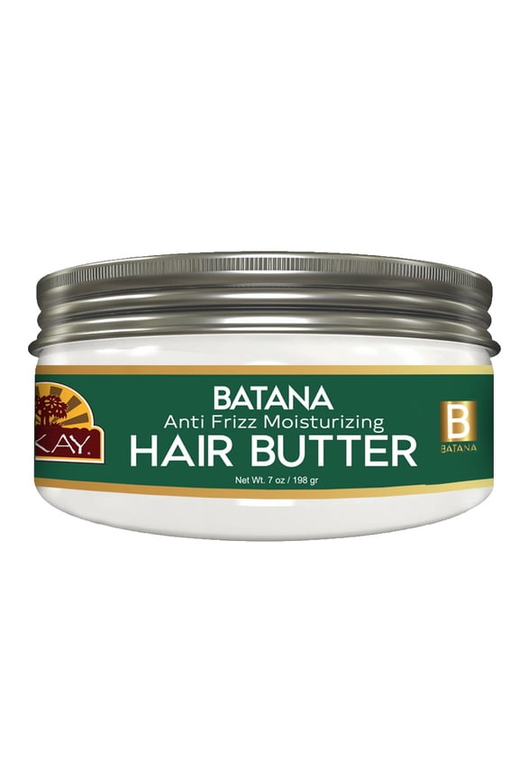 Batana Hair Butter with Shea & Coconut Oils, Deep Moisturizing Curl Defining Hair Cream, Frizz Control & Hydration for Natural Hair, Sulfate Paraben Silicone Free, 7 oz