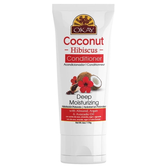 OKAY Coconut & Hibiscus Conditioner - 6 oz / 177 ml