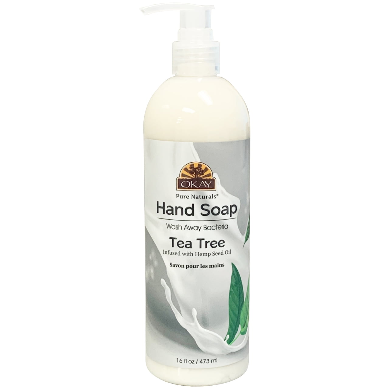 Okay Pure Naturals - Hand Soap Tea Tree - 1 Each 1-16 Fz