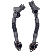 OKAY MOTOR Set of 2 Crankcase Vent Hose Left and Right N63 pcv for BMW 550i 650i 750i X5 X6 Alpina B7 F01 F02 F07 F10 F12 F13 E70 E71 11157646086 11157646087