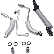 OKAY MOTOR Turbo Oil Feed Line & Oil Return Line Turbo Coolant Feed Pipe & Coolant Return Pipe for 2011-2021 Buick Encore Chevrolet Cruze Sonic Trax 1.4L 25200947 55587854 55568031 55567067