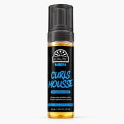 OKAY Men s Curls Mousse 7.5 oz   Curl Enhancing Hair Mousse for Men, Lightweight Hold, Frizz Control & Definition