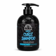OKAY Mens Curly Hair Shampoo, Moisturizing Shampoo for Defined, Frizz-Free Curls, 20 fl oz