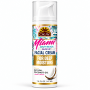 OKAY Miami South Beach Facial Cream Natural Deep Moisture 1.6 oz – Hydrating Daily Face Moisturizer for All Skin Types, Lightweight & Non-Greasy