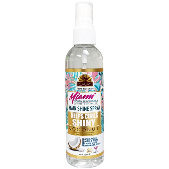 OKAY Miami South Beach Hair Shine Spray - 4 oz / 118 ml