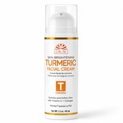 OKAY Turmeric Facial Cream, Hydrating Face Moisturizer for Soft & Smooth Skin, Lightweight Daily Skincare, 1.5 oz