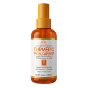 OKAY Turmeric Facial Cleanser, Gentle Daily Face Wash for Cleansing & Hydrating Skin, For All Skin Types, 4.5 oz