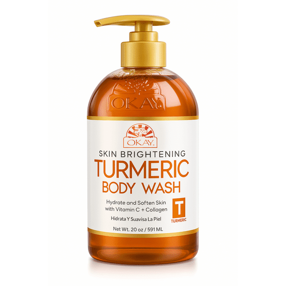 OKAY Turmeric Body Wash - 20 oz / 591 ml
