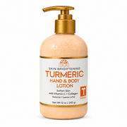 Okay Pure Naturals Skin Brightening, Hand & Body Lotion, Turmeric, 12 oz 340 g
