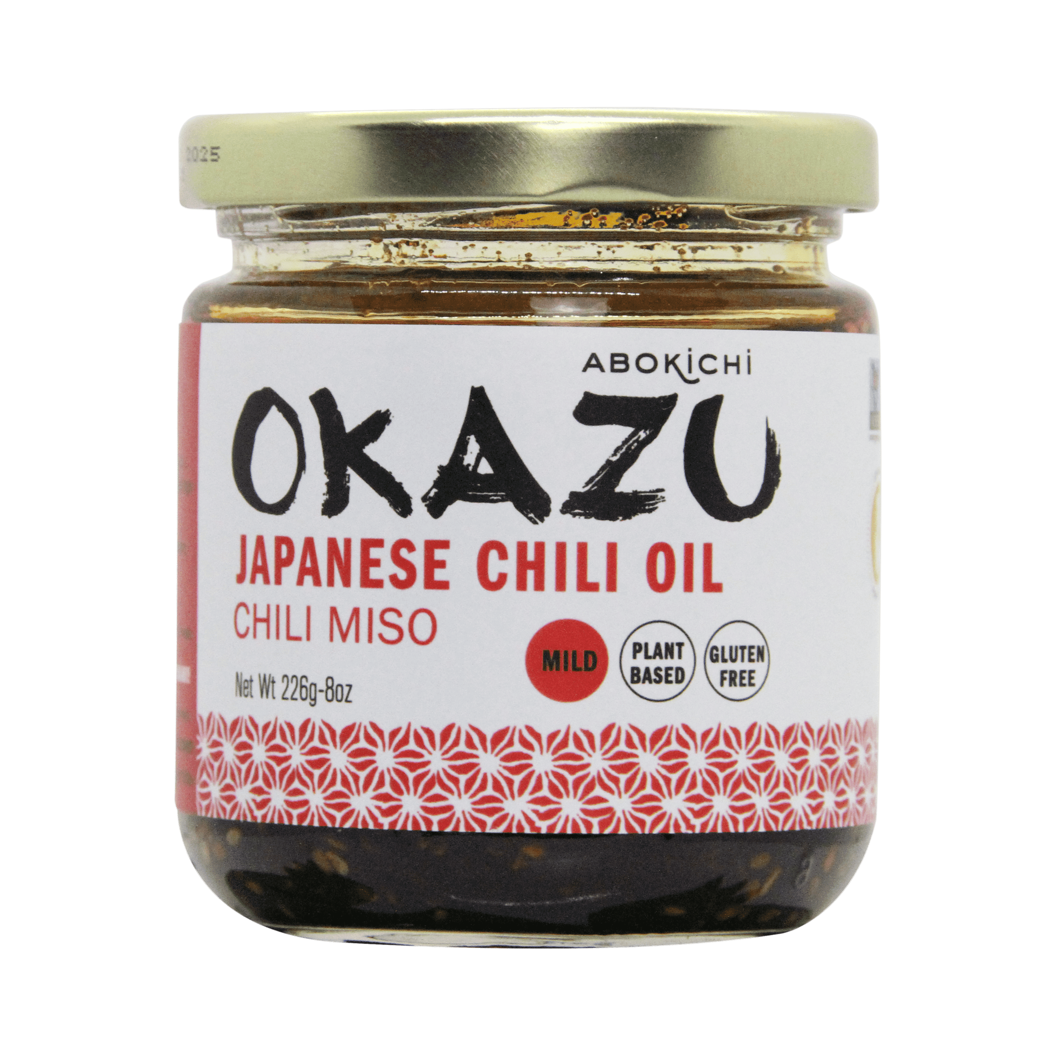 OKAZU Japanese Chili Miso Oil 8oz- Made in North America by Abokichi