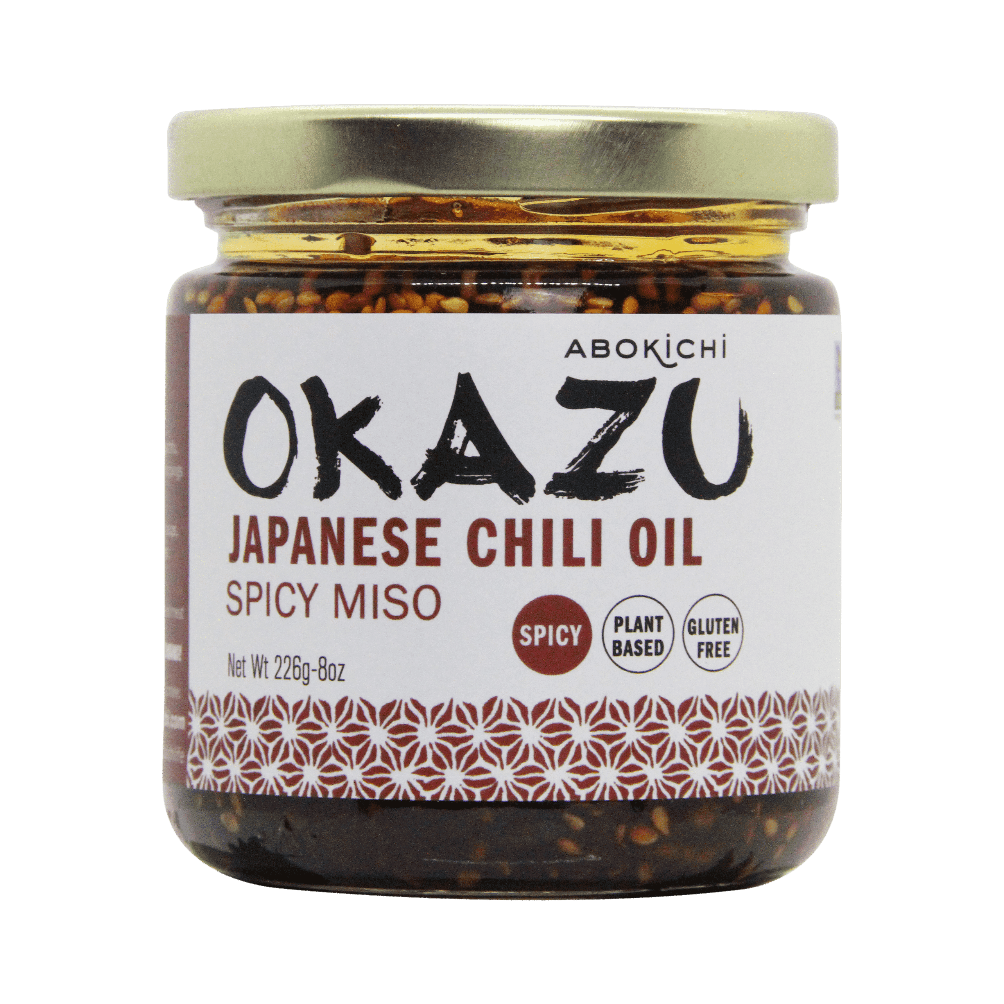 OKAZU Japanese Spicy Chili Miso Oil 8oz- Made in North America by Abokichi