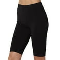 thumbnail image 1 of OKBOP Black Womens Shorts Casual Active Fit Biker Shorts Activewear Slim-Leg Workout Bottoms, 1 of 5