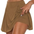 thumbnail image 1 of OKBOP Brown Women Plus Shorts Clearance Under $10 Wide-Leg Sport Casual Relaxed Fit Shorts, 1 of 5