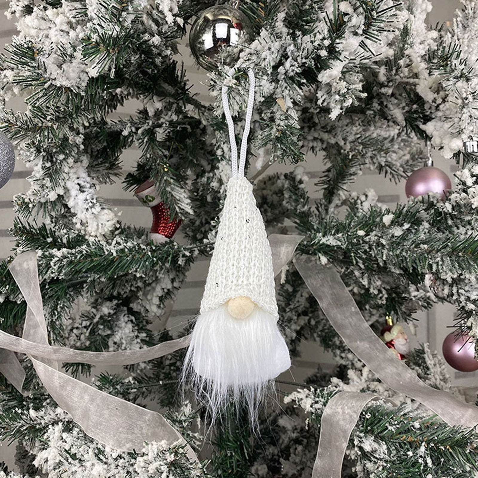 OKBOP Christmas Ornaments,2021 Christmas Faceless Gnome Santa Xmas Tree ...