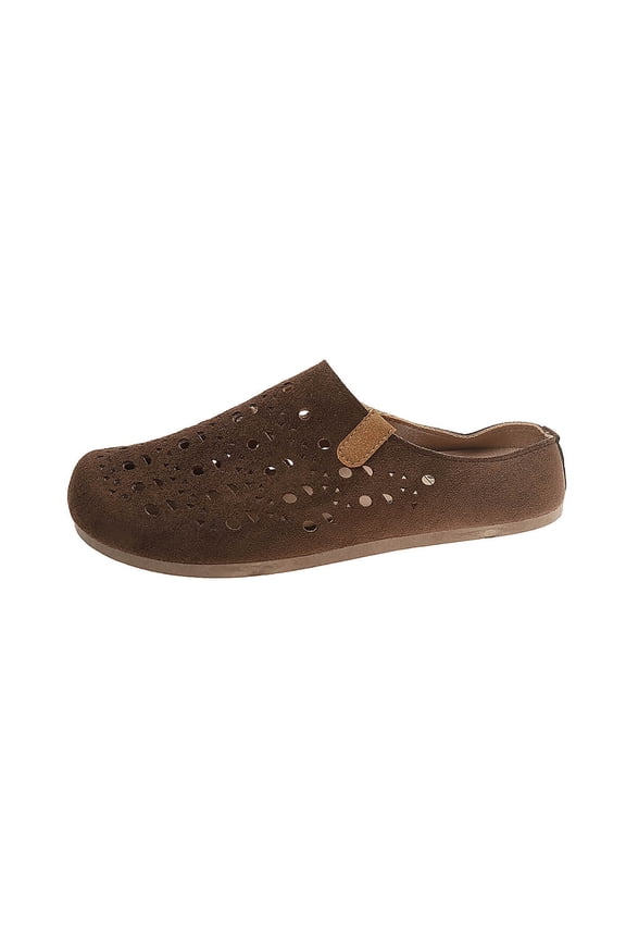 Closed Toe Sandals closed toe Slide flat sandals for women Slip-On Flat Arch flat sandals for women Stability Slip-Resistant Flat Heel Flatform