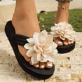 thumbnail image 1 of OKBOP Flip-Flops Flat Sandals for Women Open Toe Platform Sandals Slip-On Cute Casual Shoes, 1 of 7