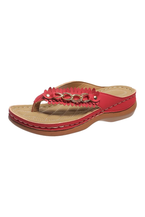 Flip flops for women Sandals Arch Support Open Toe Slide Slingback Medium Arch Stability Arch Support Mid Heel Platform wedge sandals