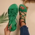 thumbnail image 1 of OKBOP Gladiator flat sandals for women flat sandals for women Open Toe Flat Ankle Strap Medium Arch flat sandals for women Flat Arch Support Flat Heel Slip-Resistant, 1 of 5