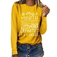 thumbnail image 1 of OKBOP Long Sleeve Nursing Tops,Printed Long Sleeve Sweatshirt Pullover Shirts Pink Blouse Pink Shirts for Women, 1 of 4