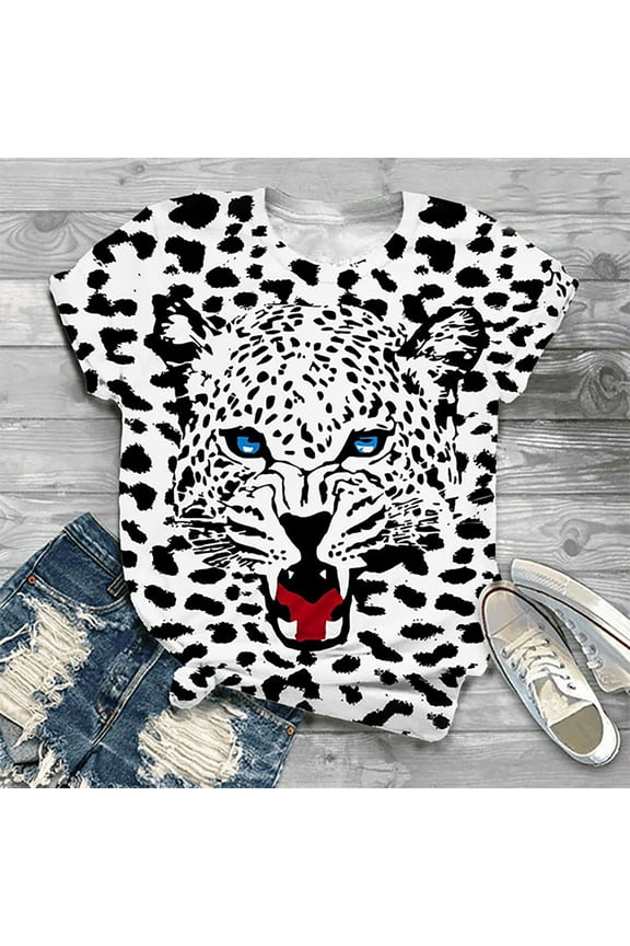 Off Shoulder Tops for Women,Fashion Cute Leopard Print Pullover Casual Bottom Shirt Short Sleeve Satin Blouses for Women Purple Shirt for Women