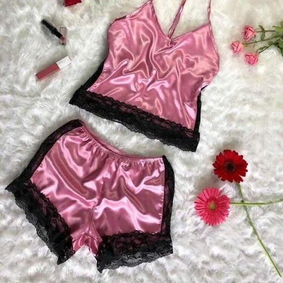 OKBOP Pink Women Plus Shorts Clearance Under $10 Lace Slim-Leg Casual Satin Relaxed Fit Briefs Suit