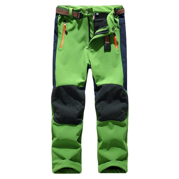 OKBOP Plus Size Cargo Pants,Children Boys Girls Soft Wind Water-repellent Respiratory Warm Ski Sports Pants for Women