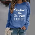 thumbnail image 1 of OKBOP Plus Size Fall Tops for Women,Casual Long Sleeve Printing O-Neck Shirt Pullover Pink Blouses for Women 3/4 Sleeve Shirts for Women, 1 of 3