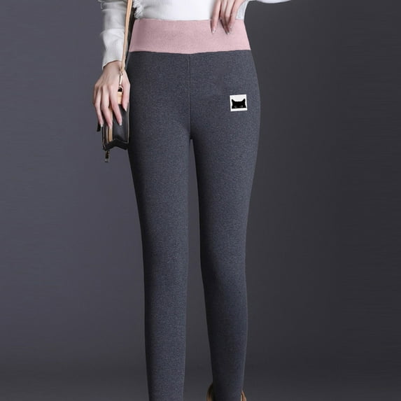 OKBOP Stretch Pants for Women,Fashion Casual Printed Span Ladies High Waist Keep Warm Long Pants for Women