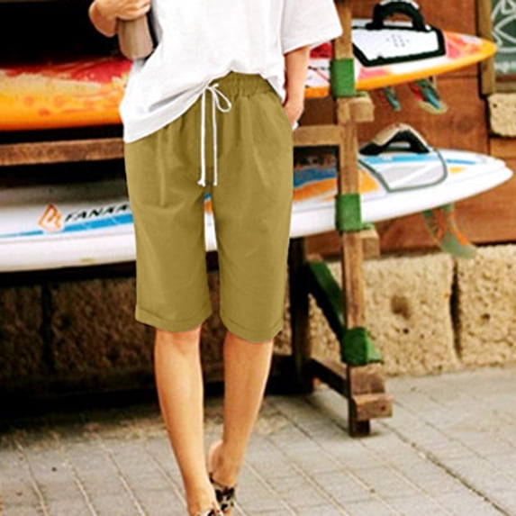 OKBOP Sweatpants,Fashion Casual Loose Soft Solid Color Mid Waist Thin Lace Up Pants for Women