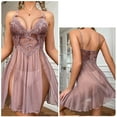 thumbnail image 1 of OKBOP Women'S Dress-Evening Gown Sexy Gauze Perspective Pajamas Lace Embroidery Suspender Nightdress Home Clothes,Spring Women Dress Clearance, 1 of 1