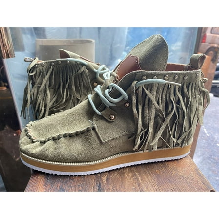 OKBOP Women's Flats Mid Calf Boots-Non Slip Shoes for Women Warm Duck Christmas Winter Fashion Patent Leather Boots for Women Womens Boots Clearance