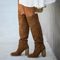 thumbnail image 1 of OKBOP Women's High-Heels Knee High Boots-Christmas Fashion Girls Boots Slouch Warm Non Slip Shoes for Women Winter Womens Boots, 1 of 9