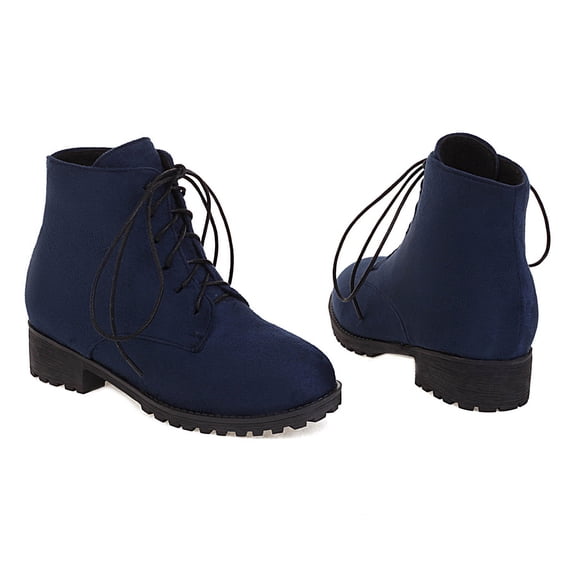 OKBOP Women's Low-Heeled Mid Calf Boots-Warm Wide Calf Christmas Kids Boots Walking Shoes Women Fashion Winter Womens Boots
