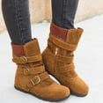 thumbnail image 1 of OKBOP Women's Low-heeled Ankle Boots-Extra Wide Calf Boots for Women Warm Lug Sole Winter Zipper Christmas Fashion Womens Shoes Womens Boots, 1 of 8
