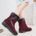thumbnail image 1 of OKBOP Women's Snow Boots-Fashion Cowboy Boots for Women Warm Walking Shoes Women Waterproof Winter Christmas Womens Boots Clearance, 1 of 5