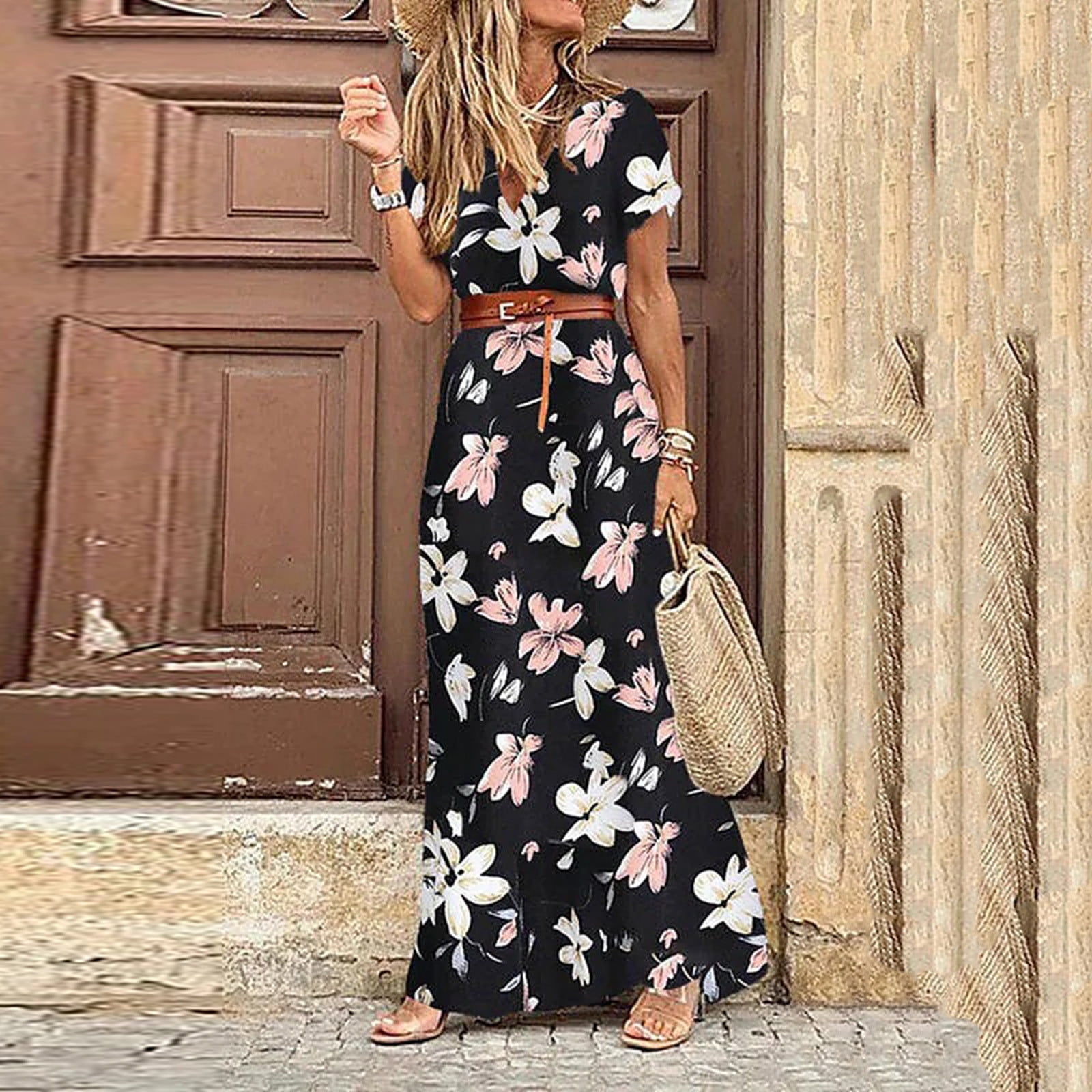 green emerald velvet dress Exude Warmth Fit & Flare Dress with Belt (Wine)