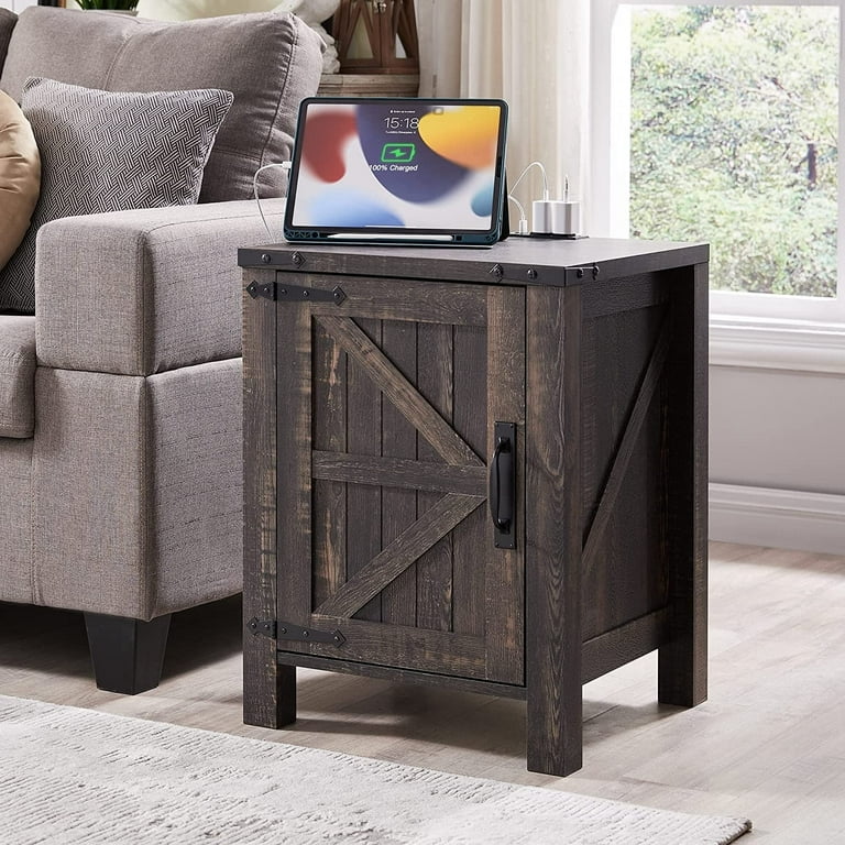 Rustic oak end tables walmart discount