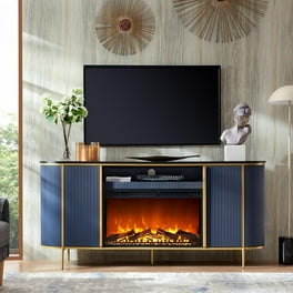 Walmart 75 inch tv stand with fireplace discount