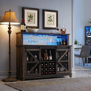 Wine Cabinets in Home Bar Furniture Walmart