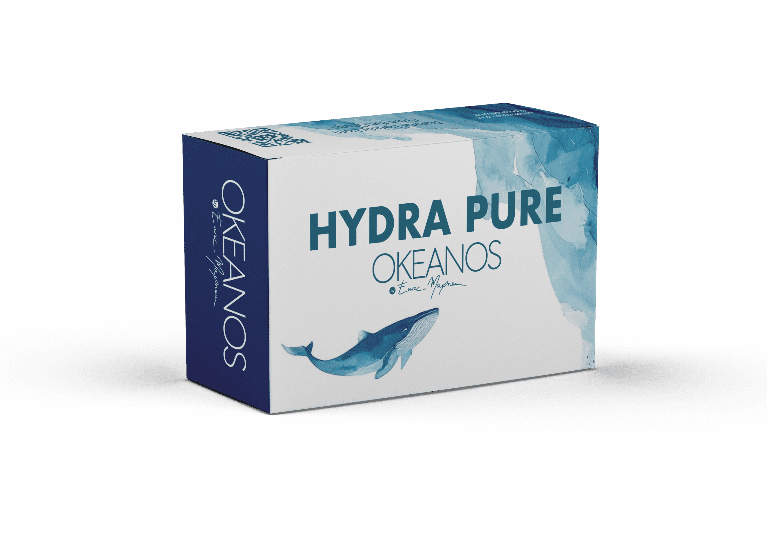 OKEANOS Hydra Pure Restore Ritual Box, Professional Deep Reconstruction Hair Care Set with Shampoo, Mask, Repair Elixir and Bi-Phase Conditioner
