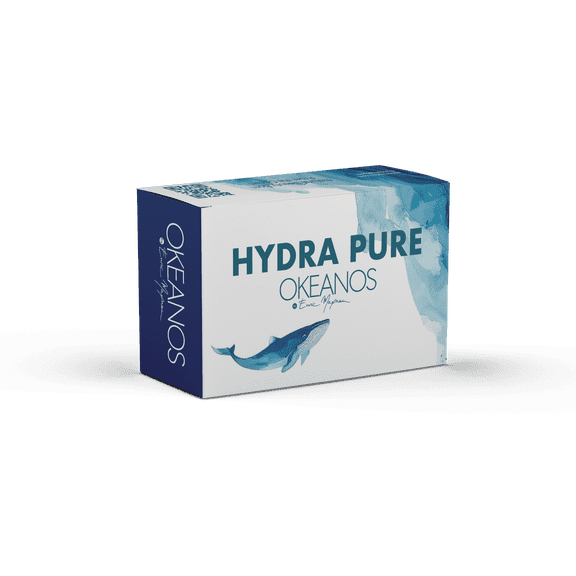 OKEANOS Hydra Pure Restore Ritual Box, Professional Deep Reconstruction Hair Care Set with Shampoo, Mask, Repair Elixir and Bi-Phase Conditioner