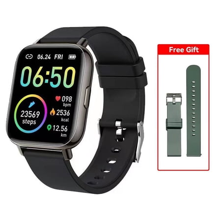 OKEPOO Men's and Women's Smartwatch IP68 Waterproof,1.69" Touch Screen Wireless Connection for Android/iOS