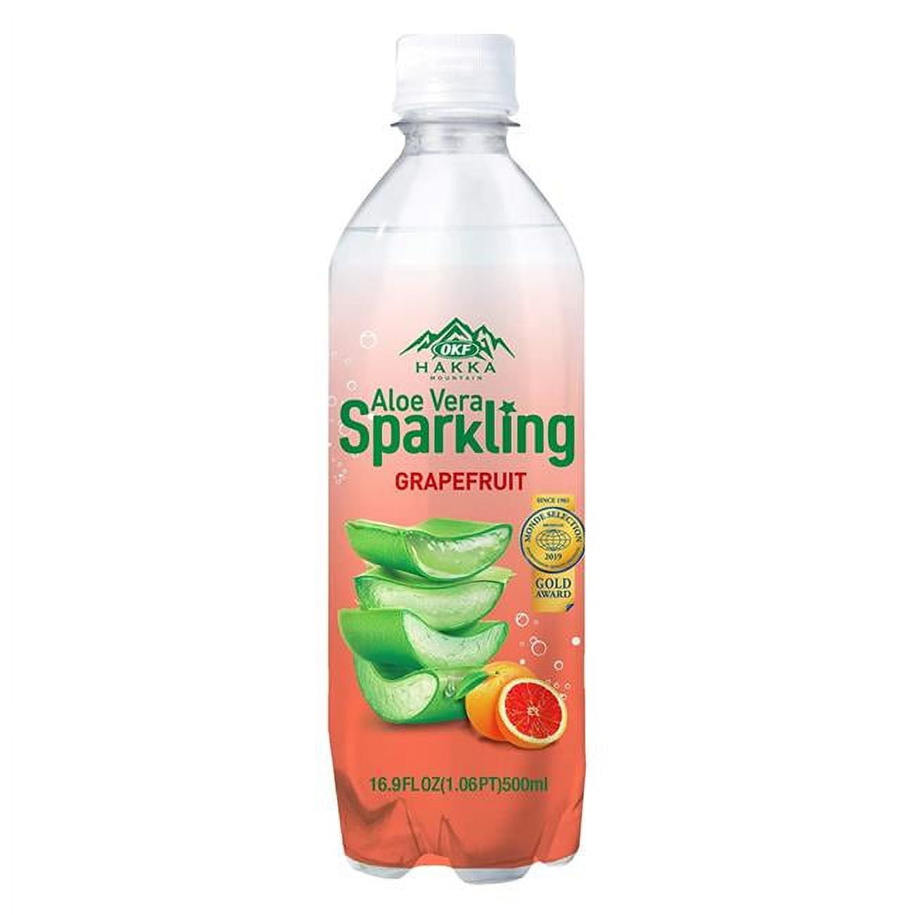 OKF Aloe Vera Drink Sparkling, 16.9 FL OZ - 20PK (Lime) - Walmart.com