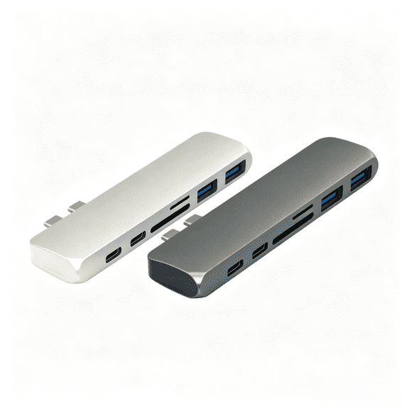 OKG 7-in-2 USB-C Hub, Thunderbolt 4 Adapter for MacBook Pro/Air M1 M2, Colors May Vary