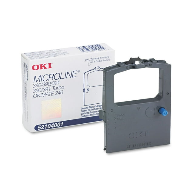 OKI 52104001 Ribbon Cartridge, Black